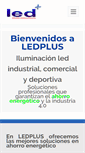 Mobile Screenshot of ledplus.es