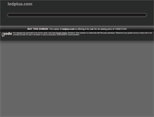 Tablet Screenshot of ledplus.com