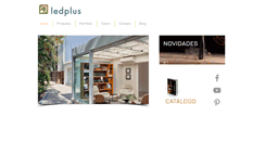 Desktop Screenshot of ledplus.com.br