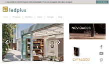 Tablet Screenshot of ledplus.com.br
